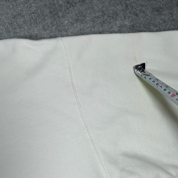 TNA Sweatfleece pullover Polo Sweatshirt Women's XXL 2XL White Cozy Fleece - Picture 8 of 16